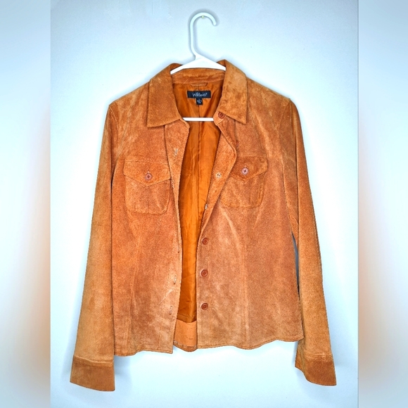 Willi Smith Jackets & Blazers - WilliSmith Suede Leather Jacket Sz S